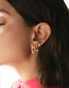Pendiente Suelto Tiny Star Plata Baño Oro