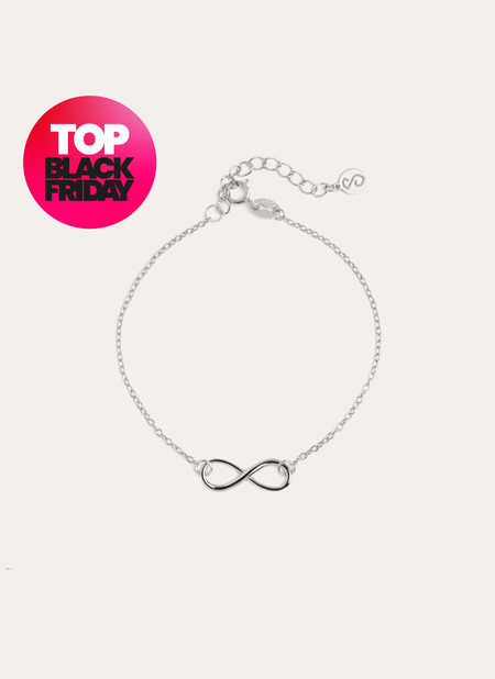 Pulsera Infinito Plata