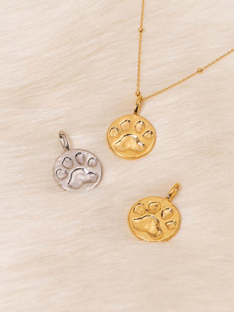 Charm Huella Baño Oro