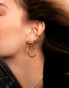 Pendientes Sister Acero Baño Oro - vista 5