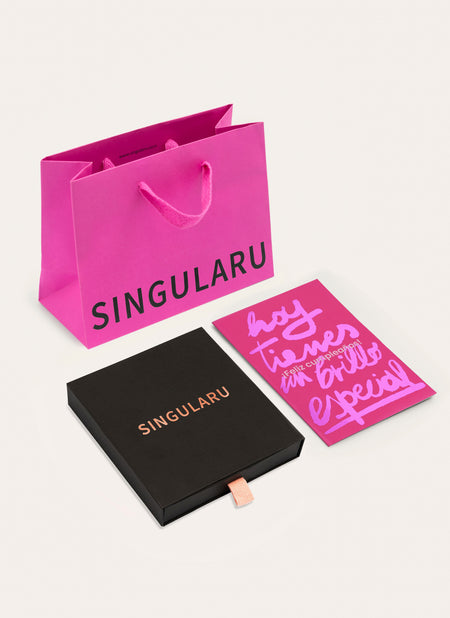 Kit d'emballage cadeau Grand Noir Joyeux Anniversaire