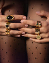Mystic Snake Gold Ring 