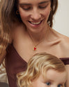 Charm Mamá Lovely Heart Baño Oro