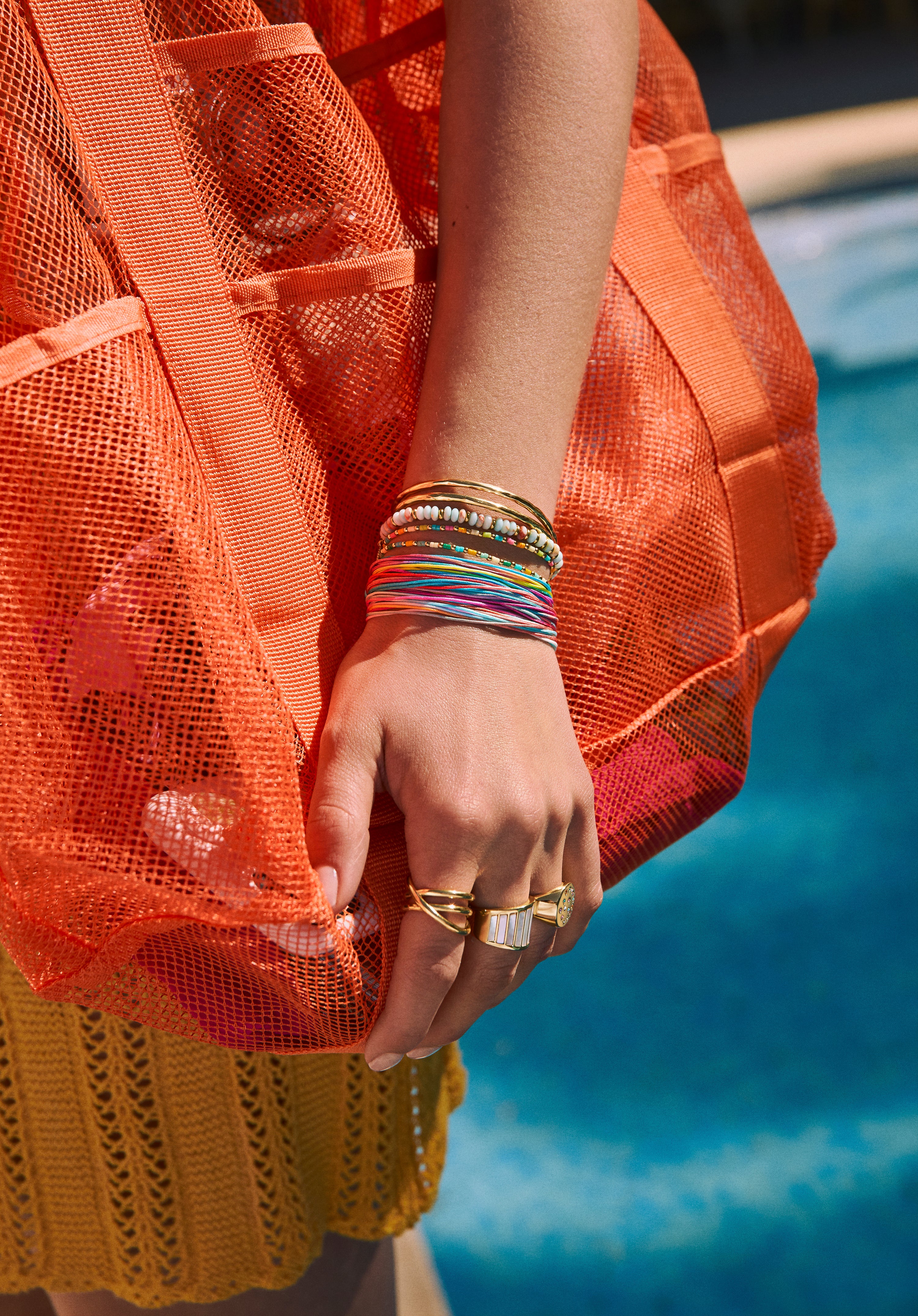 Pulsera Full Daylight Acero Baño Oro