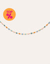 Collar Dots Alpine Enamel Acero Baño Oro