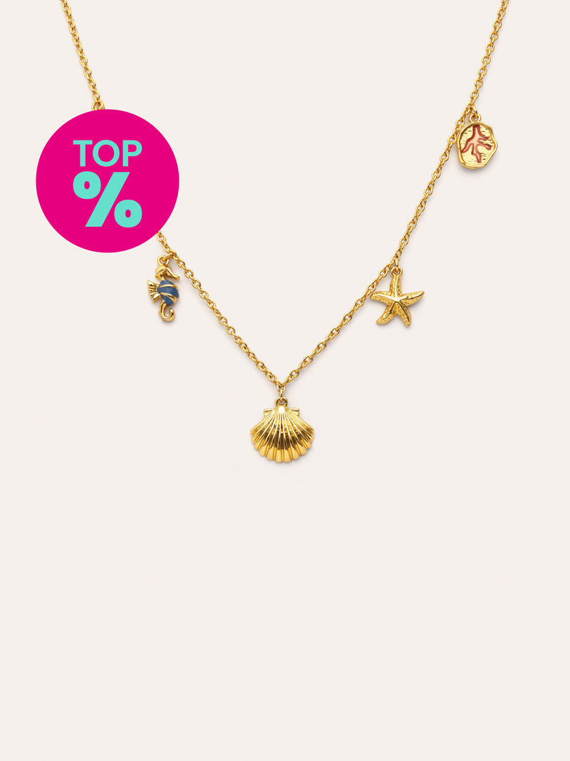 Collier Marítima Plaqué Or