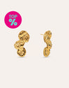 Boucles D'oreilles Áurea Acier Plaqué Or