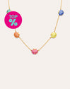 Collana Conchas Enamel Placcato Oro