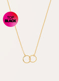 Collar Circles Twist Baño Oro