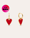Pendientes Lovely Heart Baño Oro
