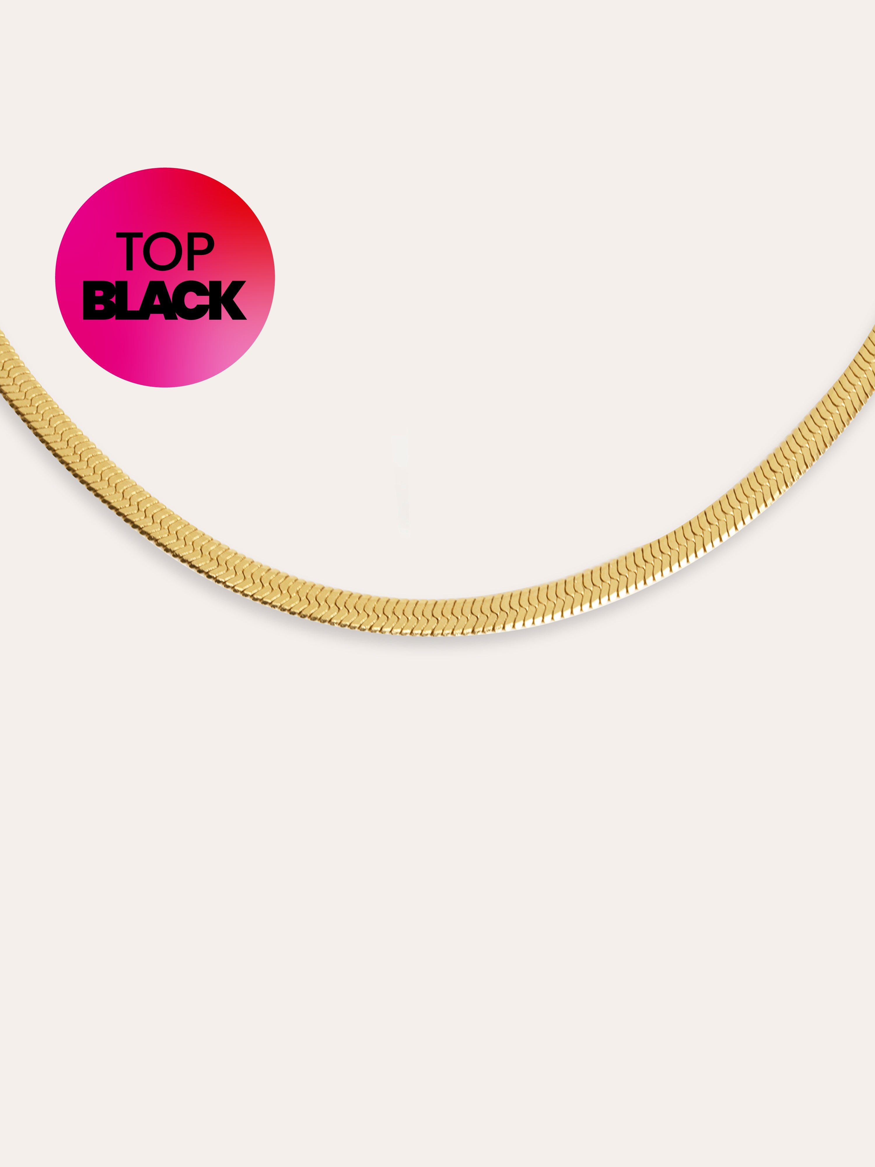 Lisse Stainless Steel Gold Necklace