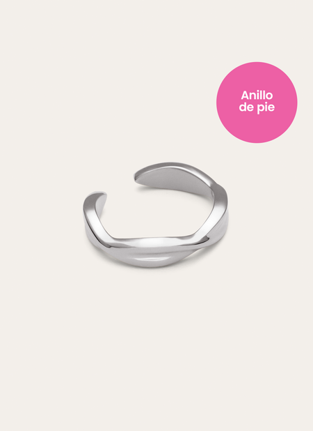 Anillo Pie Infinite Acero