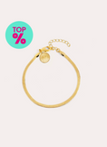Pulsera Lisse S Acero Baño Oro