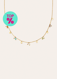 Collar Shamira Acero Baño Oro