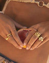 Sophie Lavande Ring mit Goldbeschichtung - vista 5