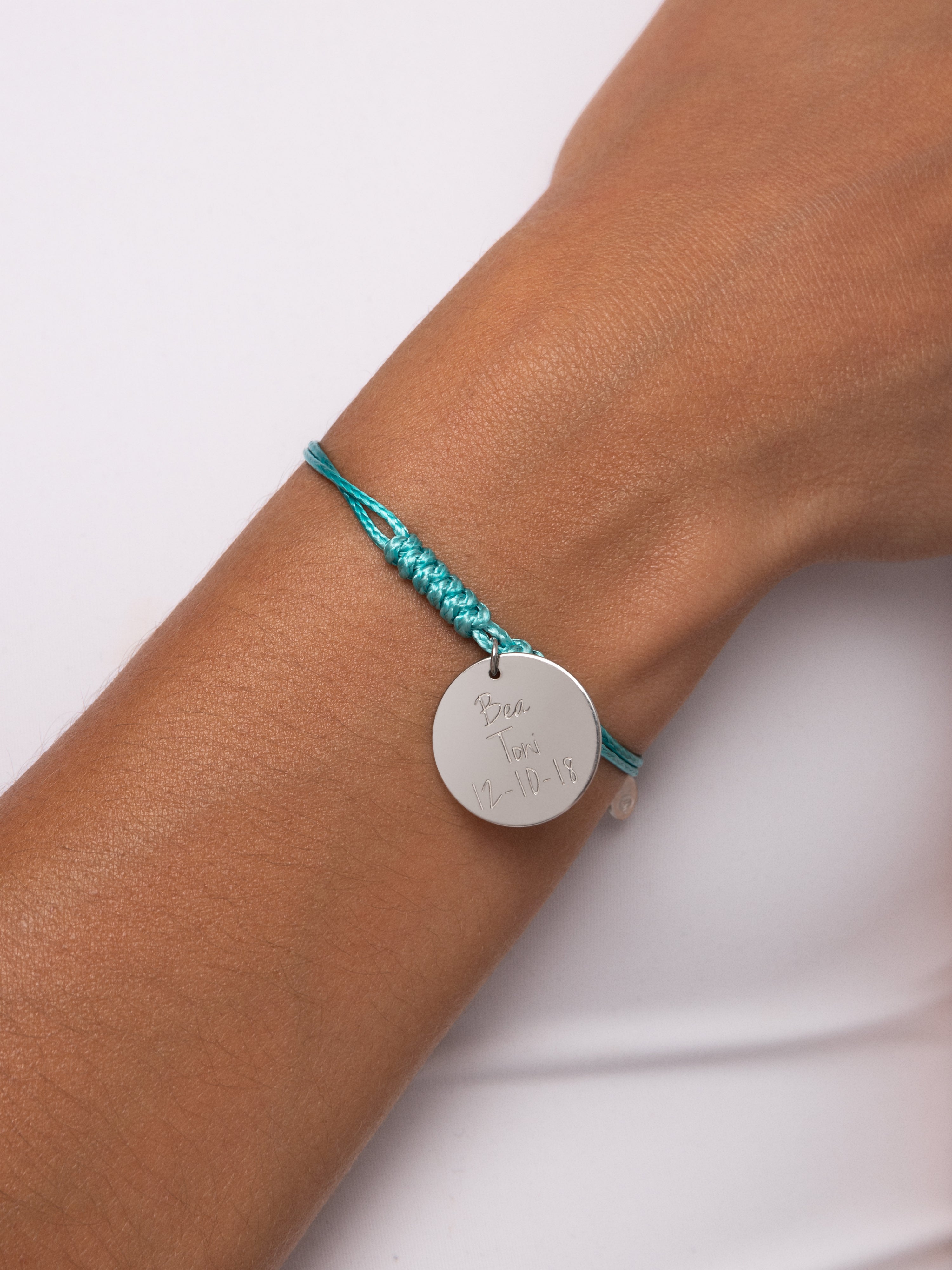 Pulsera Personalizada Dream Chic Emerald Plata