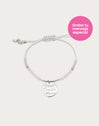 Pulsera Personalizada Dream Pink Plata