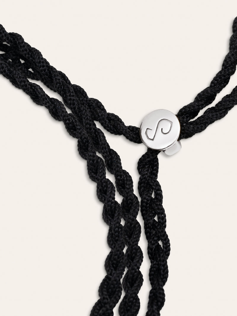 Bracelet Personnalisé Dream Noir Argent