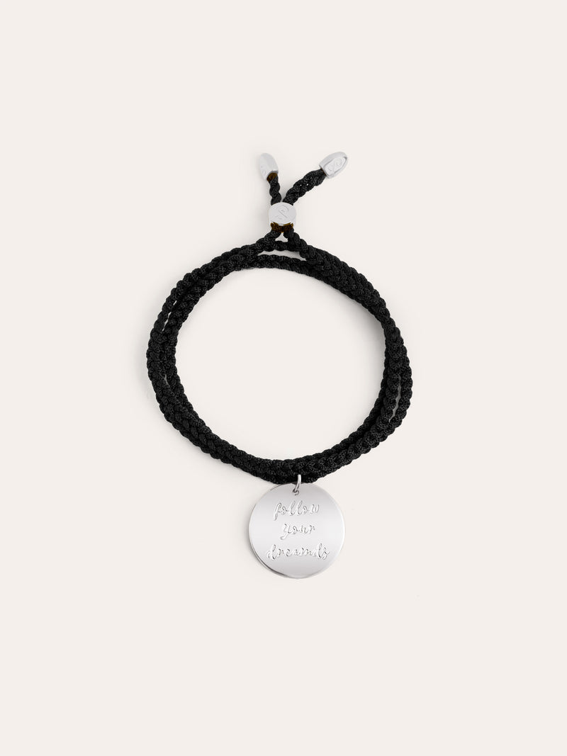 Bracelet Personnalisé Dream Noir Argent