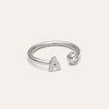 Anillo Personalizado Letter Spark Acero