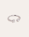 Anillo Personalizado Letter Spark Plata