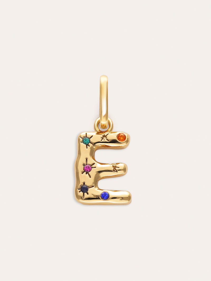 Charm Personalizado Inicial Organic Colors Baño Oro