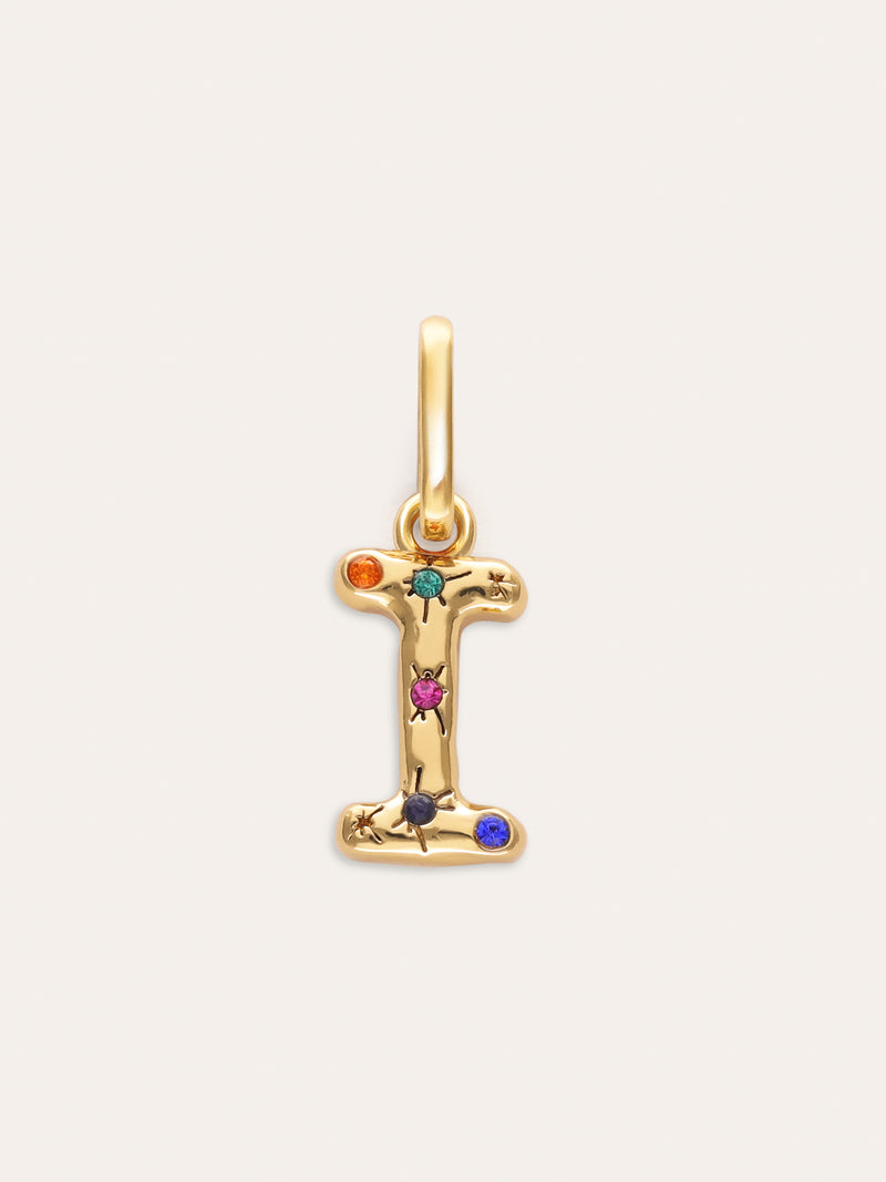 Charm Personalizado Inicial Organic Colors Baño Oro