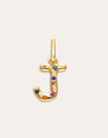 Charm Personalizado Inicial Organic Colors Baño Oro