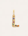Charm Personalizado Inicial Organic Colors Baño Oro