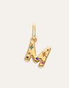 Charm Personalizado Inicial Organic Colors Baño Oro