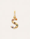 Charm Personalizado Inicial Organic Colors Baño Oro