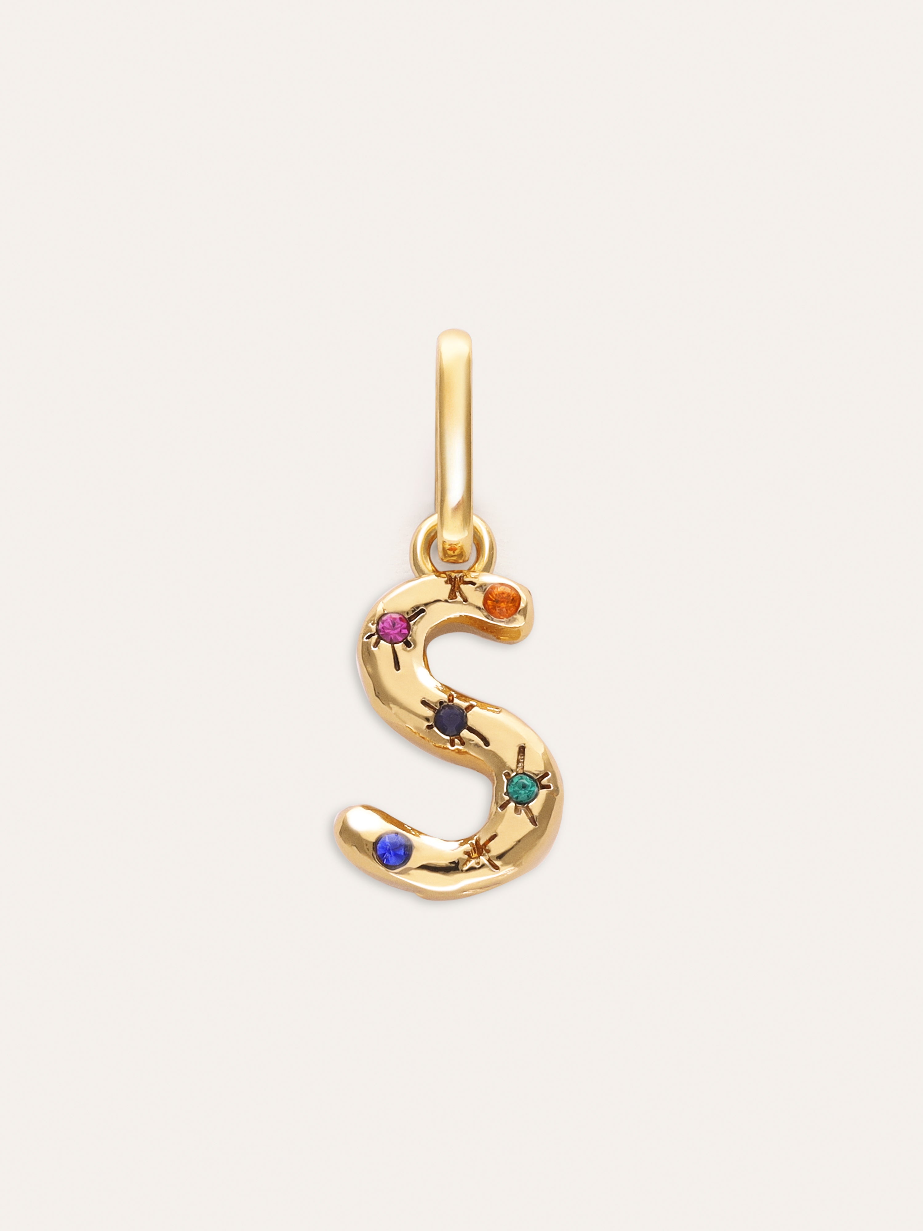 Charm Personalizado Inicial Organic Colors Baño Oro