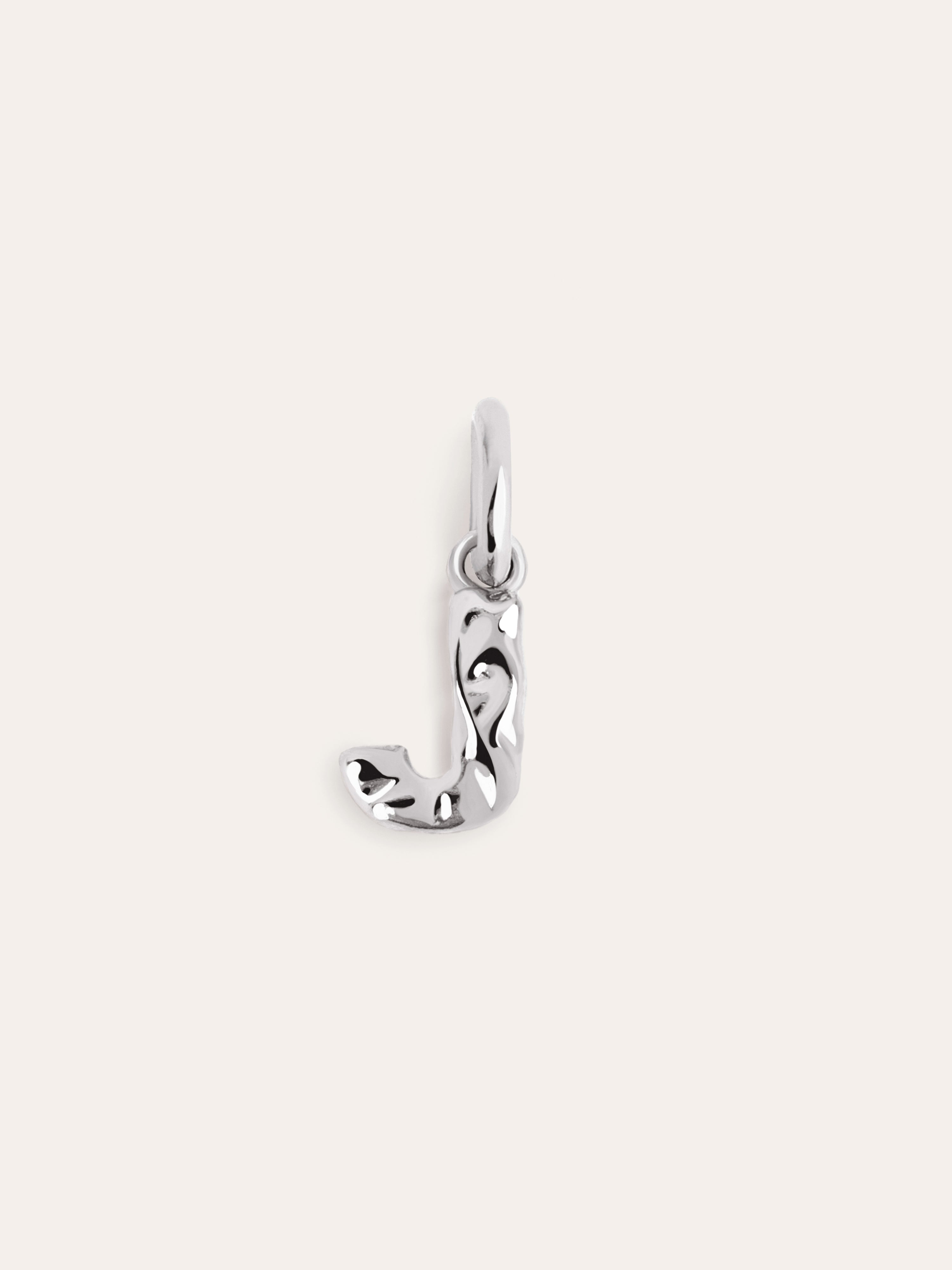 Charm Letter Organic Plata