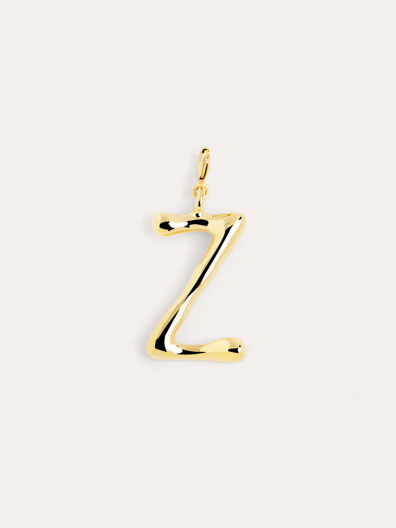 Charm Letter XL Baño Oro