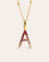 Charm Letter Spark Sakura vergoldet