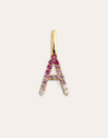 Charm Letter Spark Sakura vergoldet