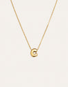 Collar Personalizado Hailey Letter Acero Baño Oro