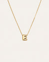 Collar Personalizado Hailey Letter Acero Baño Oro