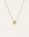 Collar Personalizado Hailey Letter Acero Baño Oro