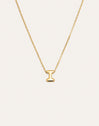 Collar Personalizado Hailey Letter Acero Baño Oro