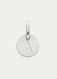 Charm Mini Medallion Letter Staal