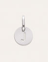 Charm Mini Medallion Letter Acero