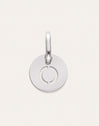 Charm Mini Medallion Letter Acero