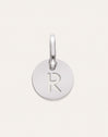 Charm Mini Medallion Letter Acero
