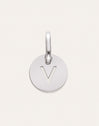 Charm Mini Medallion Letter Acero