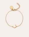 Imagen detalle de Single Letter Steel Gold-Plated Bracelet