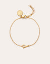 Single Letter Steel Gold-Plated Bracelet - vista 11