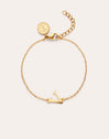 Single Letter Steel Gold-Plated Bracelet - vista 14