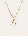 Collar Personalizado Chic Letter XL Acero Baño Oro
