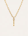 Collar Personalizado Chic Letter XL Acero Baño Oro
